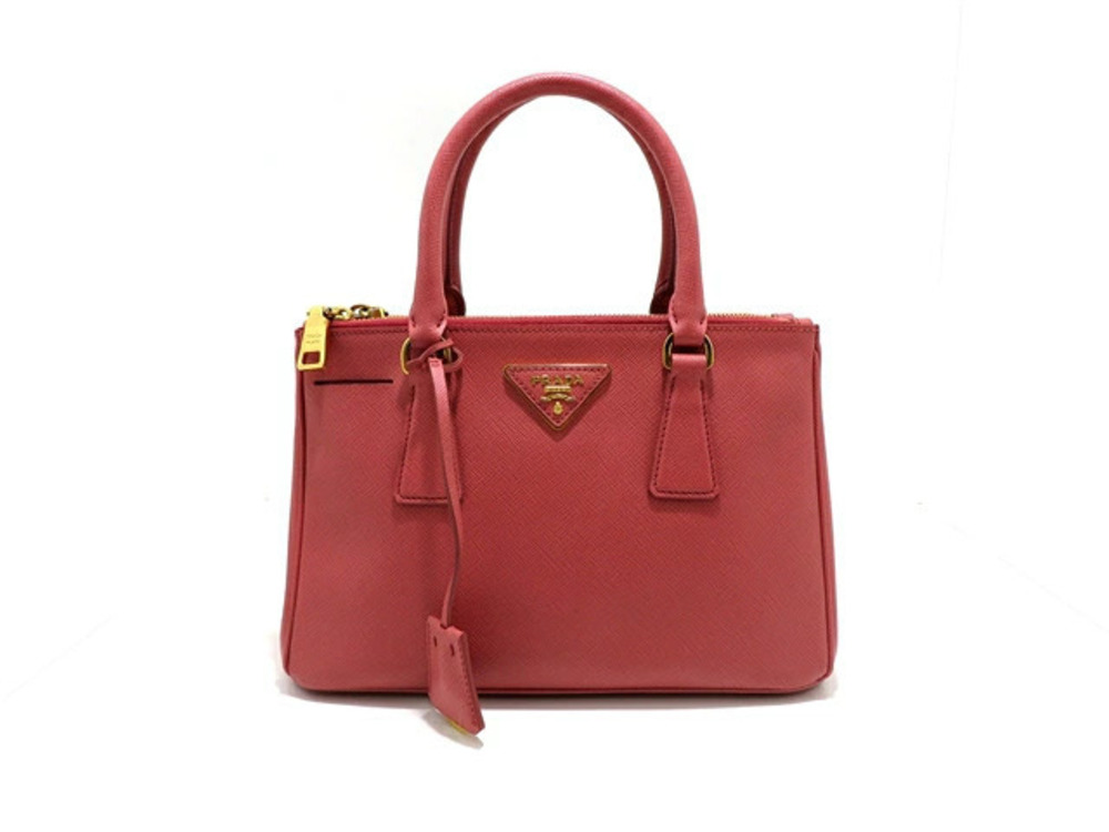 Prada Bag Handbag Pink Saffiano
